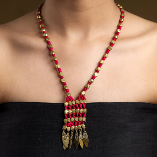 Tribal Odisha Dokra Threadwork Necklace