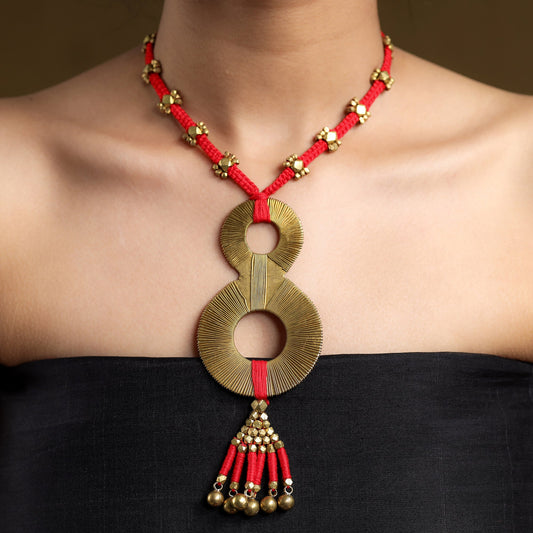 Tribal Odisha Dokra Threadwork Necklace