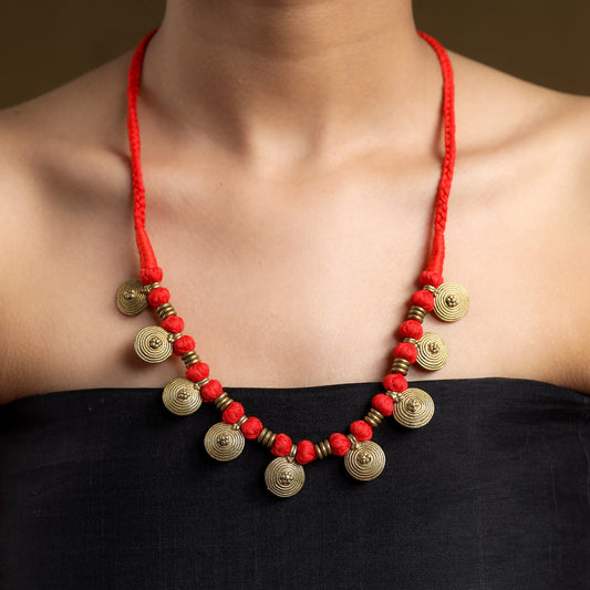 Tribal Odisha Dokra Threadwork Necklace