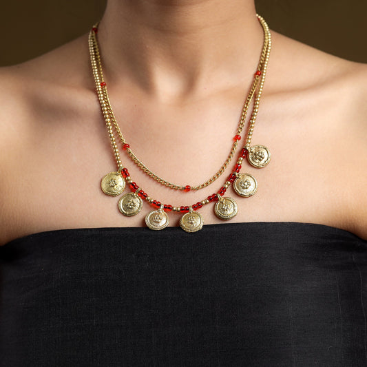 Miharu Dhokra Collar Necklace