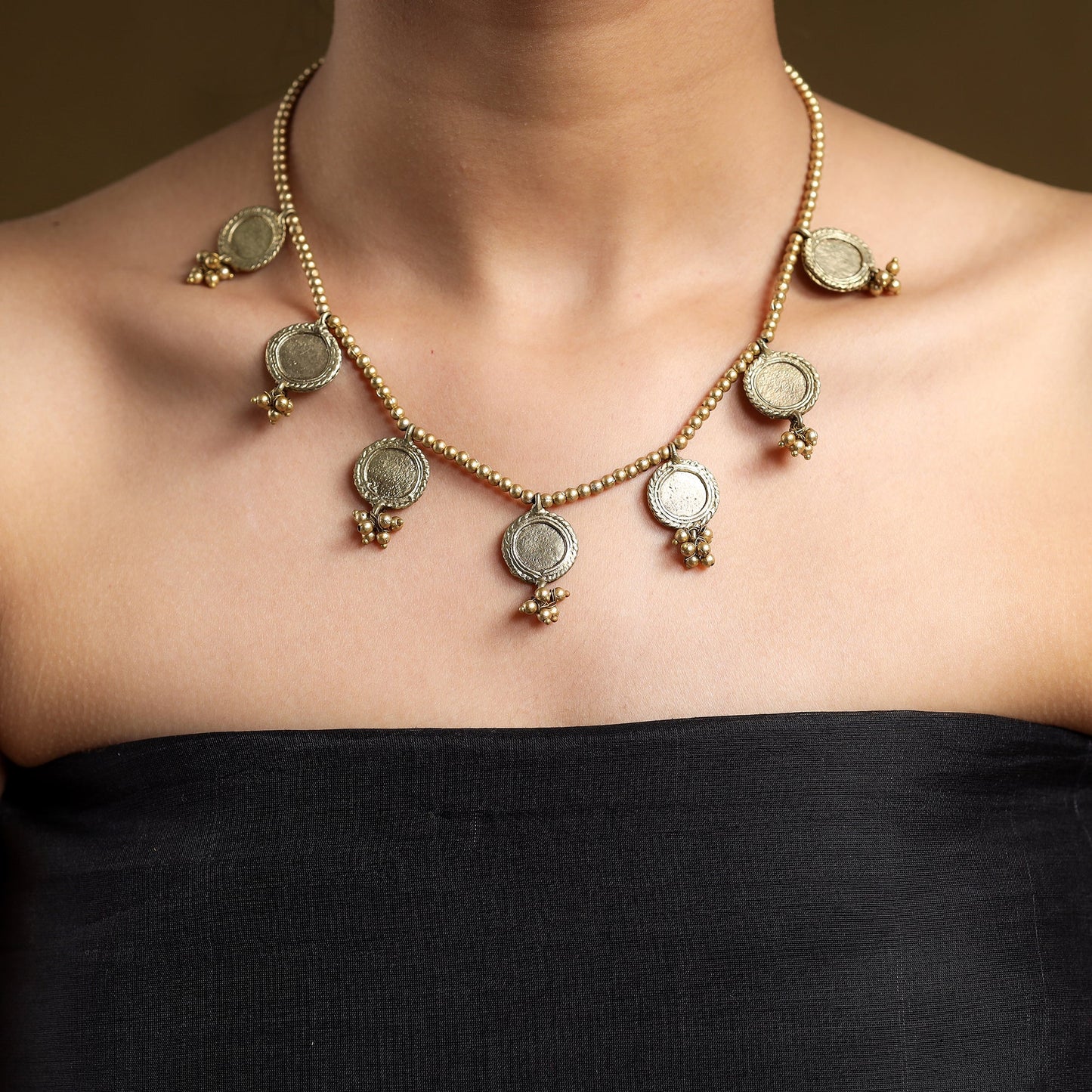 Miharu Dhokra Collar Necklace