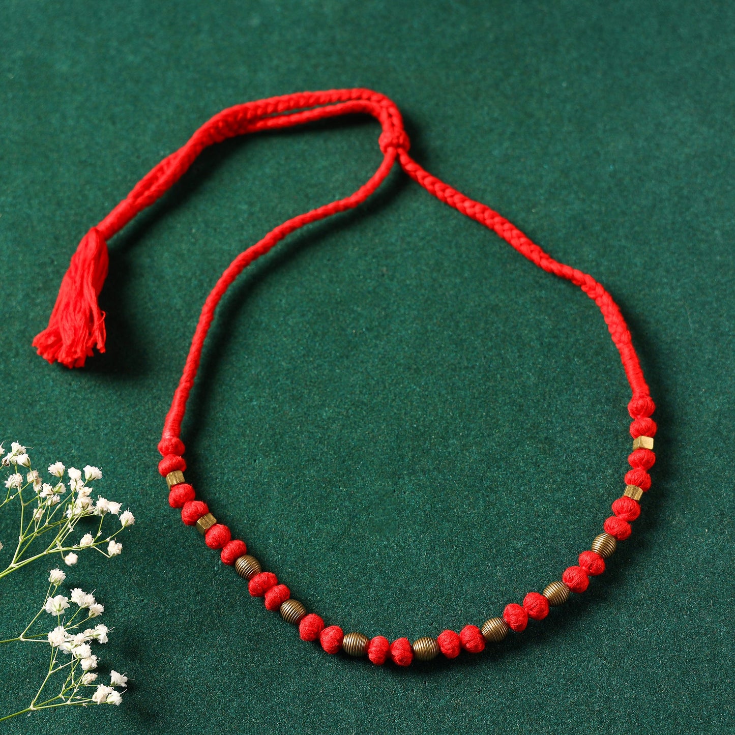 Tribal Odisha Dokra Threadwork Necklace