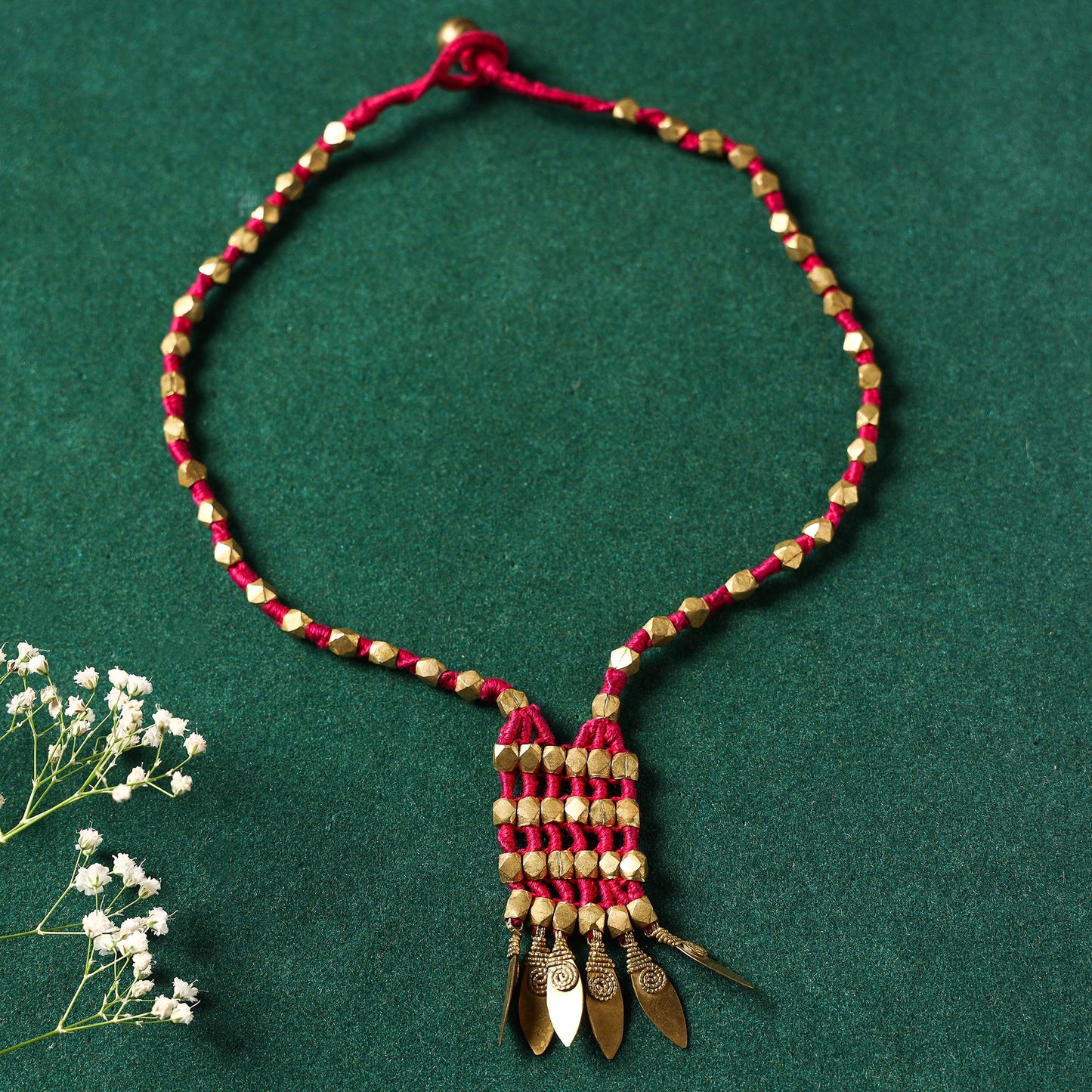 Tribal Odisha Dokra Threadwork Necklace