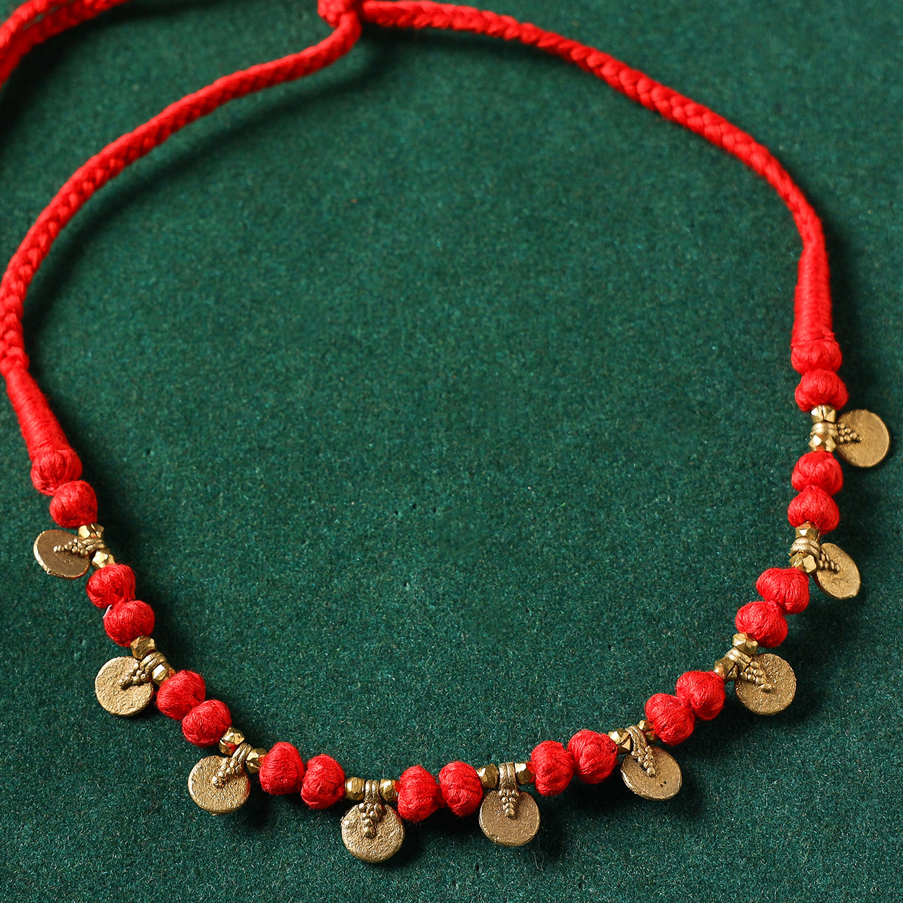 Tribal Odisha Dokra Threadwork Necklace