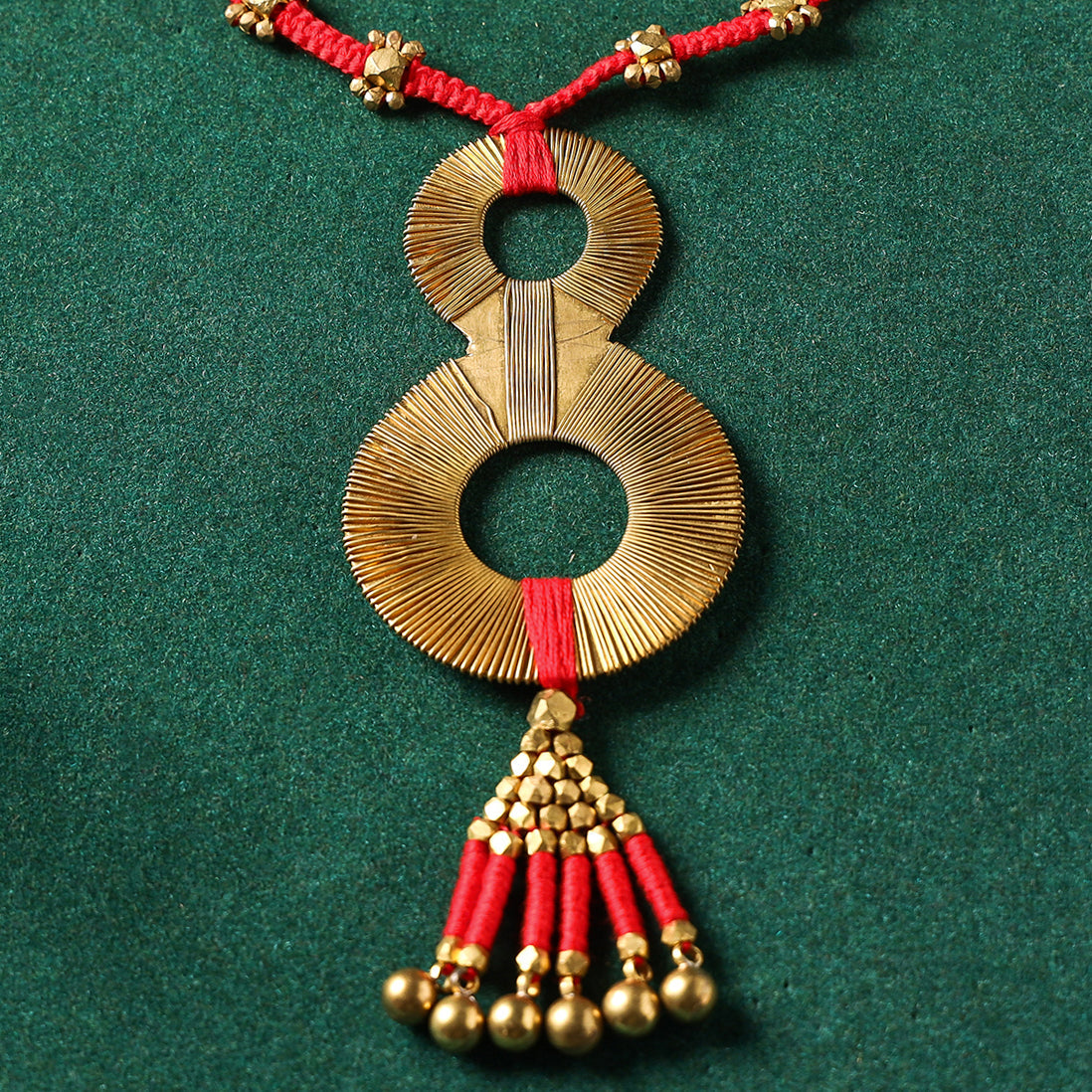 Tribal Odisha Dokra Threadwork Necklace