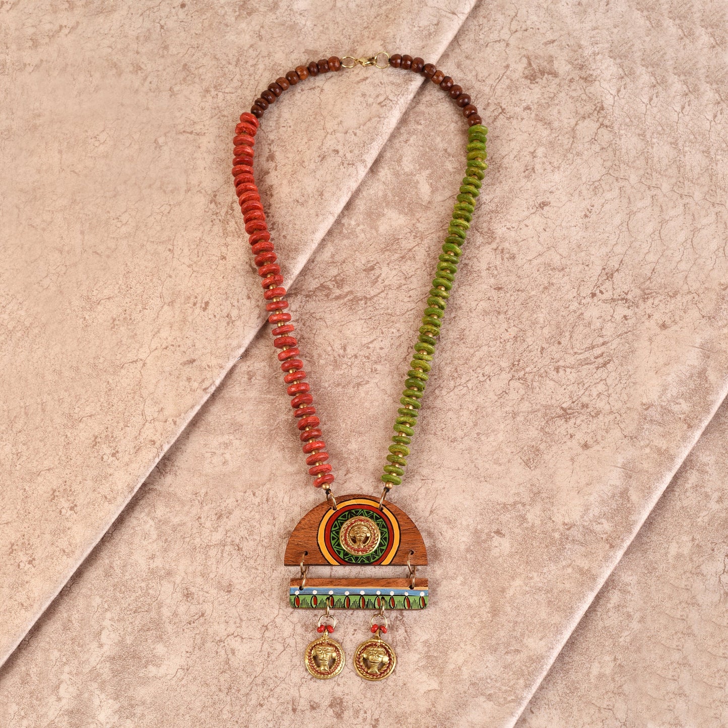 Queen Mother' Handcrafted Tribal Dokra Necklace