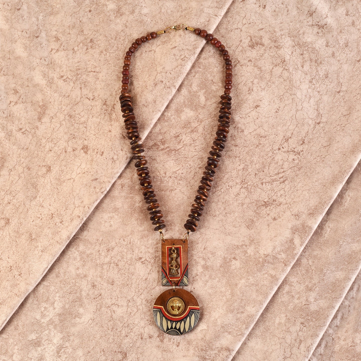 Romeo Juliet' Handcrafted Tribal Dokra Necklace