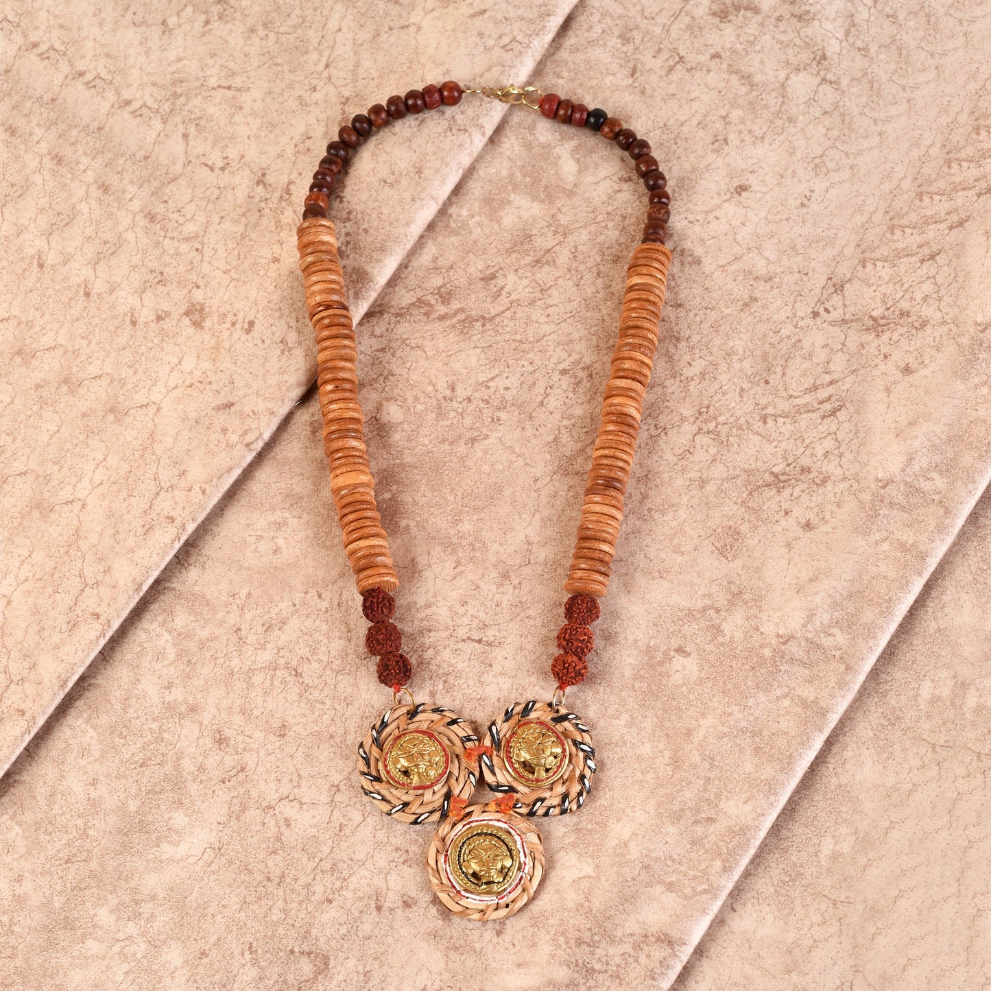 The Monks' Handcrafted Tribal Dokra Necklace