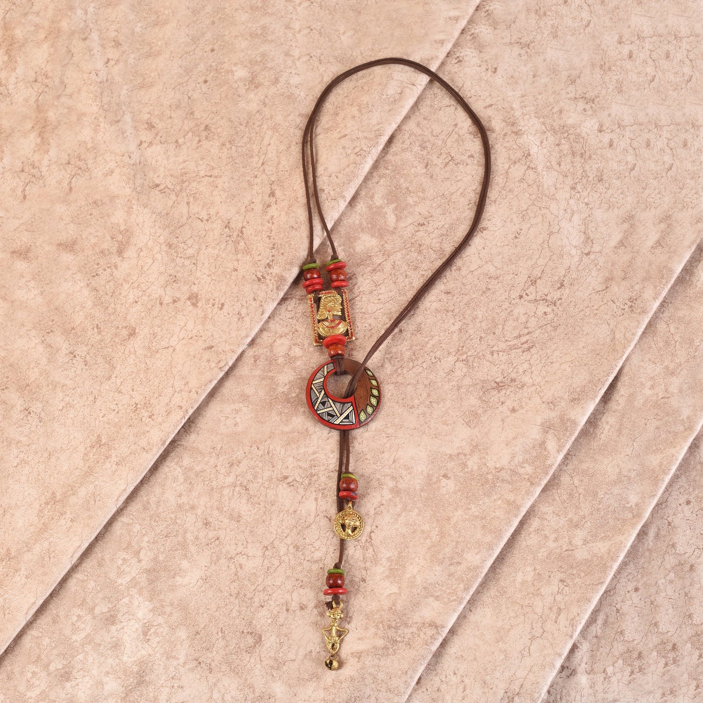 King Menes' Handcrafted Tribal Dokra Necklace