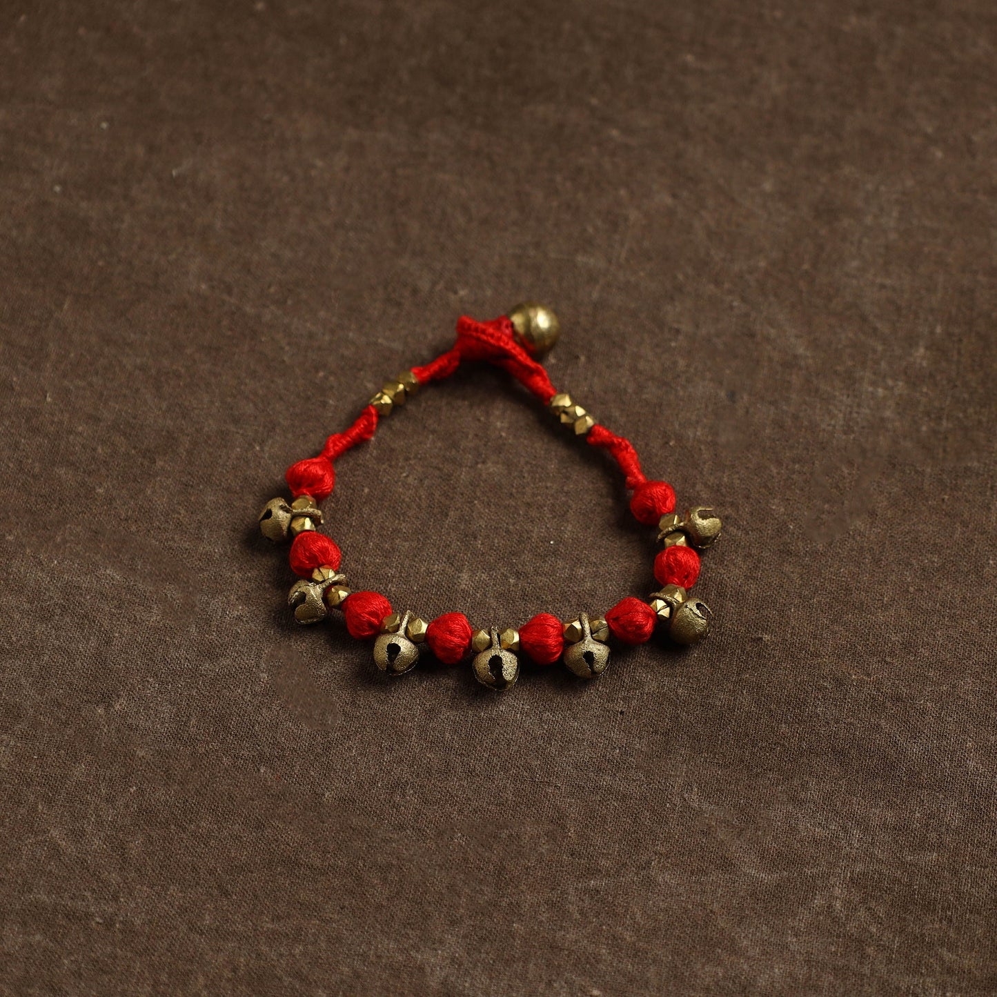 Tribal Odisha Dokra Threadwork Handmade Anklet 118