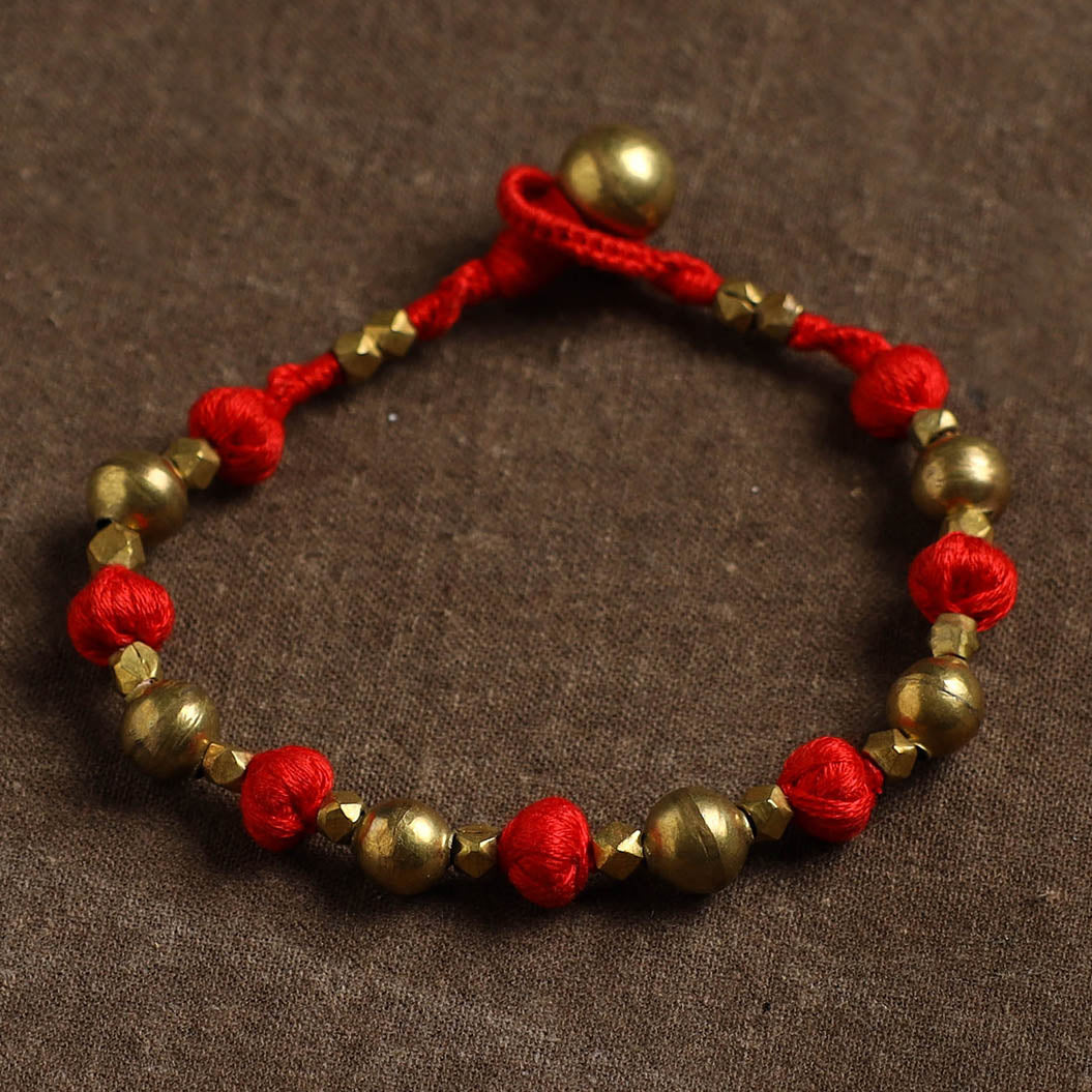 Tribal Odisha Dokra Threadwork Handmade Anklet 123