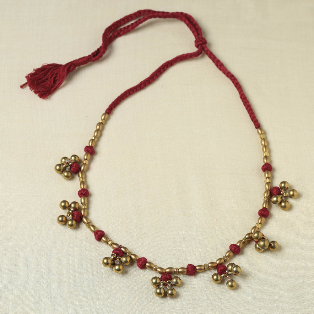 Tribal Odisha Dokra Threadwork Necklace