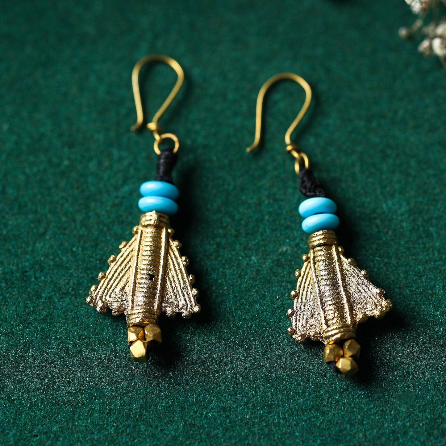 Tribal Odisha Dokra Threadwork Earrings