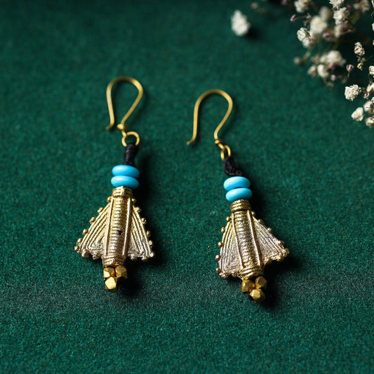 Tribal Odisha Dokra Threadwork Earrings