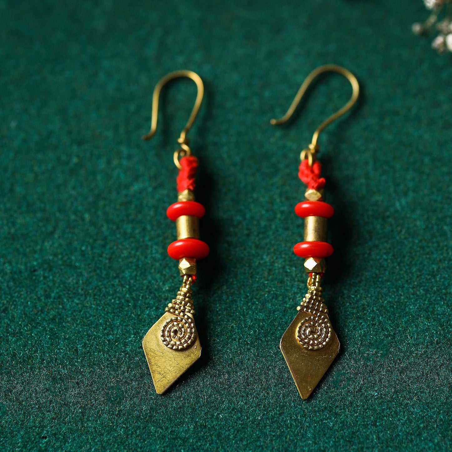 Tribal Odisha Dokra Threadwork Earrings