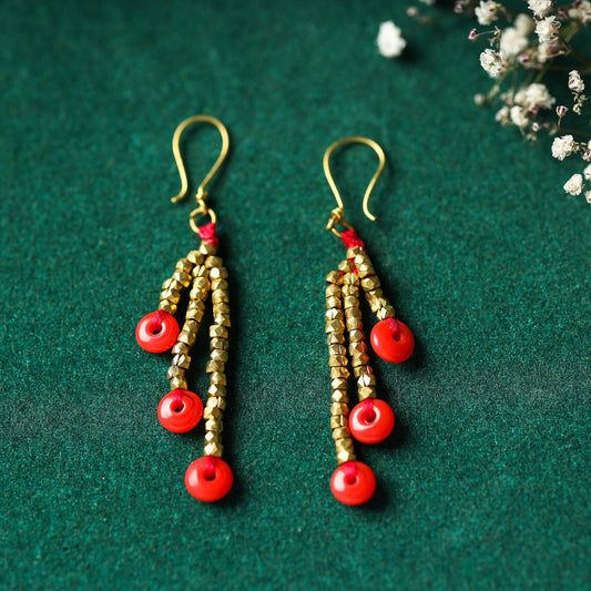 Tribal Odisha Dokra Threadwork Earrings