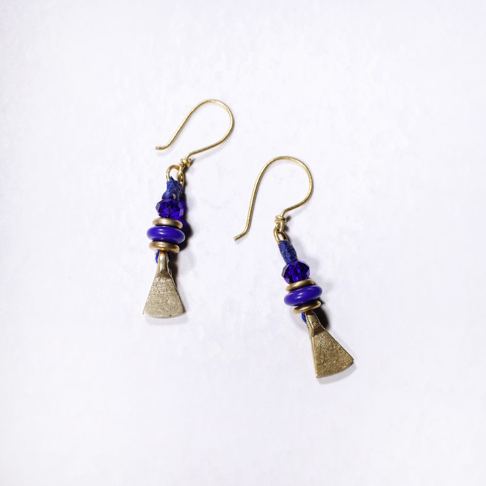 Tribal Odisha Dokra Threadwork Earrings