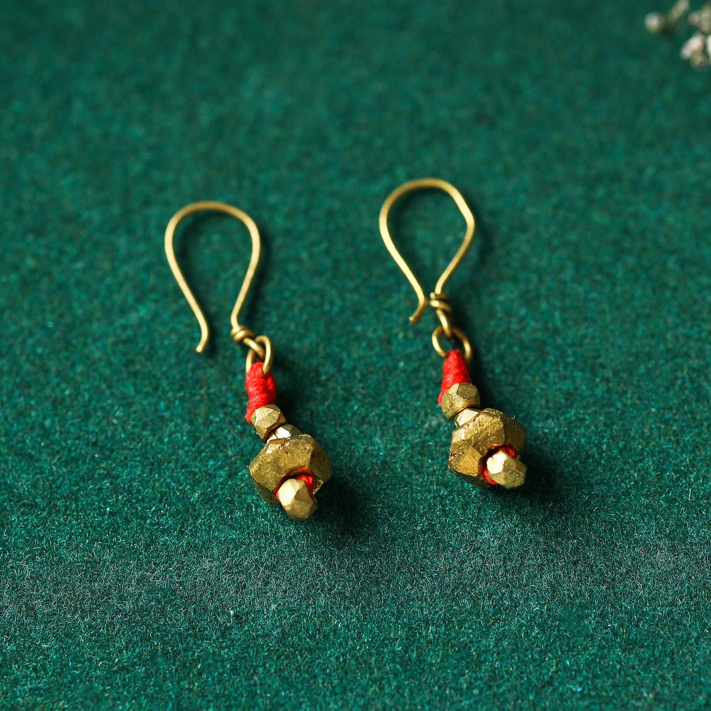 Tribal Odisha Dokra Threadwork Earrings