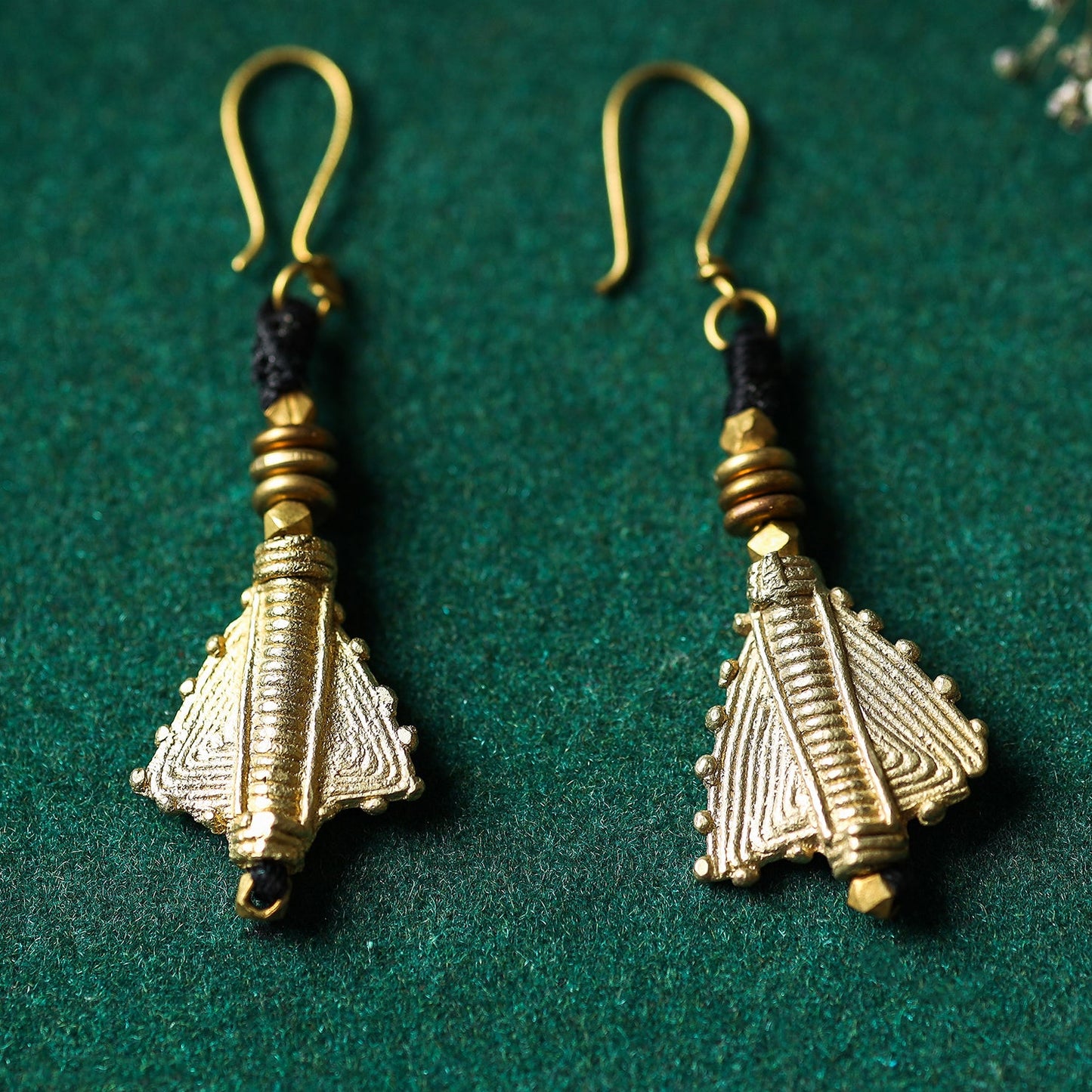 Tribal Odisha Dokra Threadwork Earrings