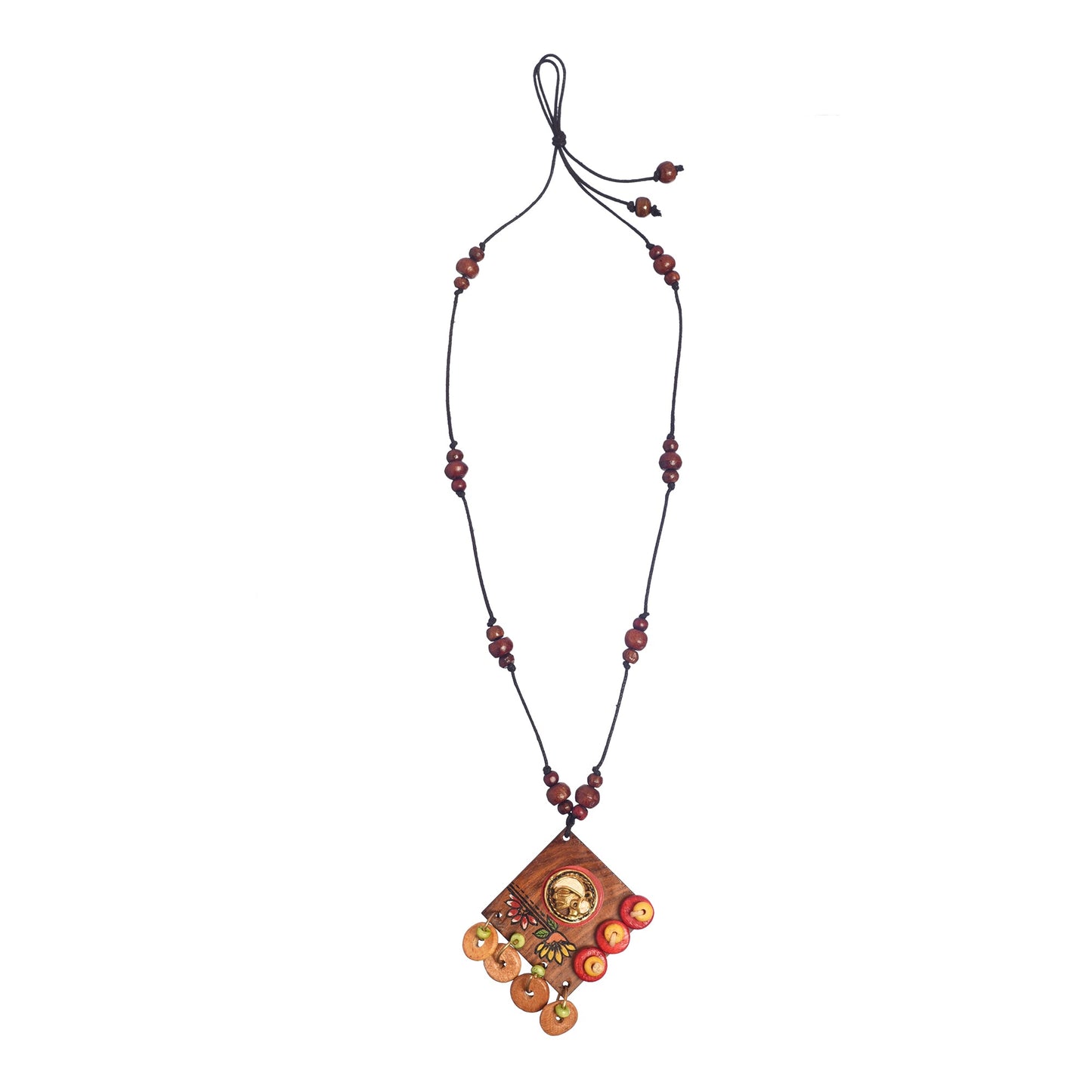 Queen of Wisdom' Handcrafted Tribal Dokra Necklace