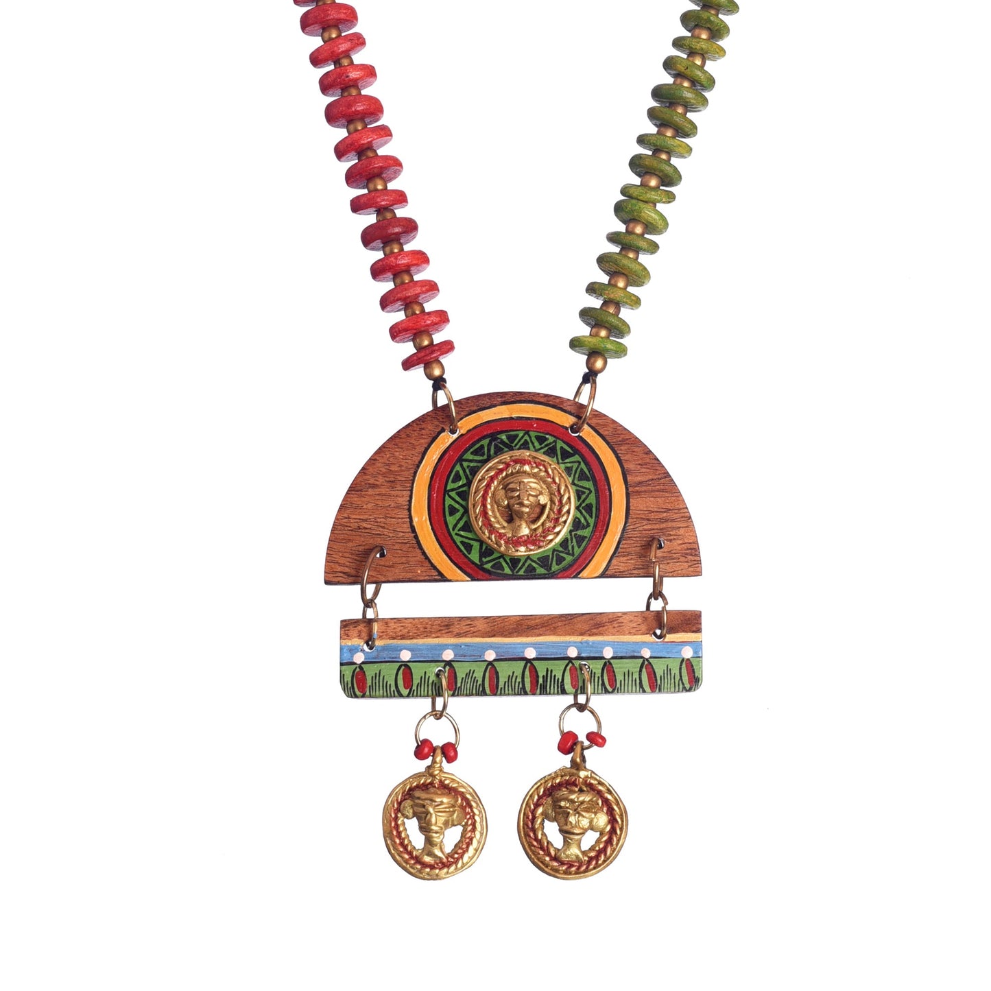 Queen Mother' Handcrafted Tribal Dokra Necklace