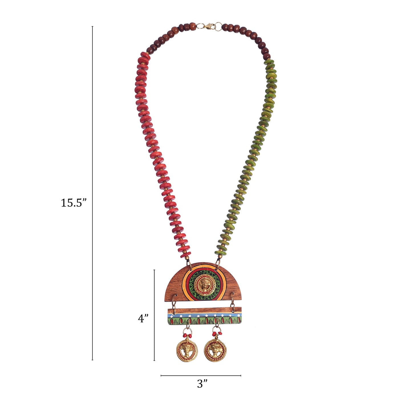 Queen Mother' Handcrafted Tribal Dokra Necklace