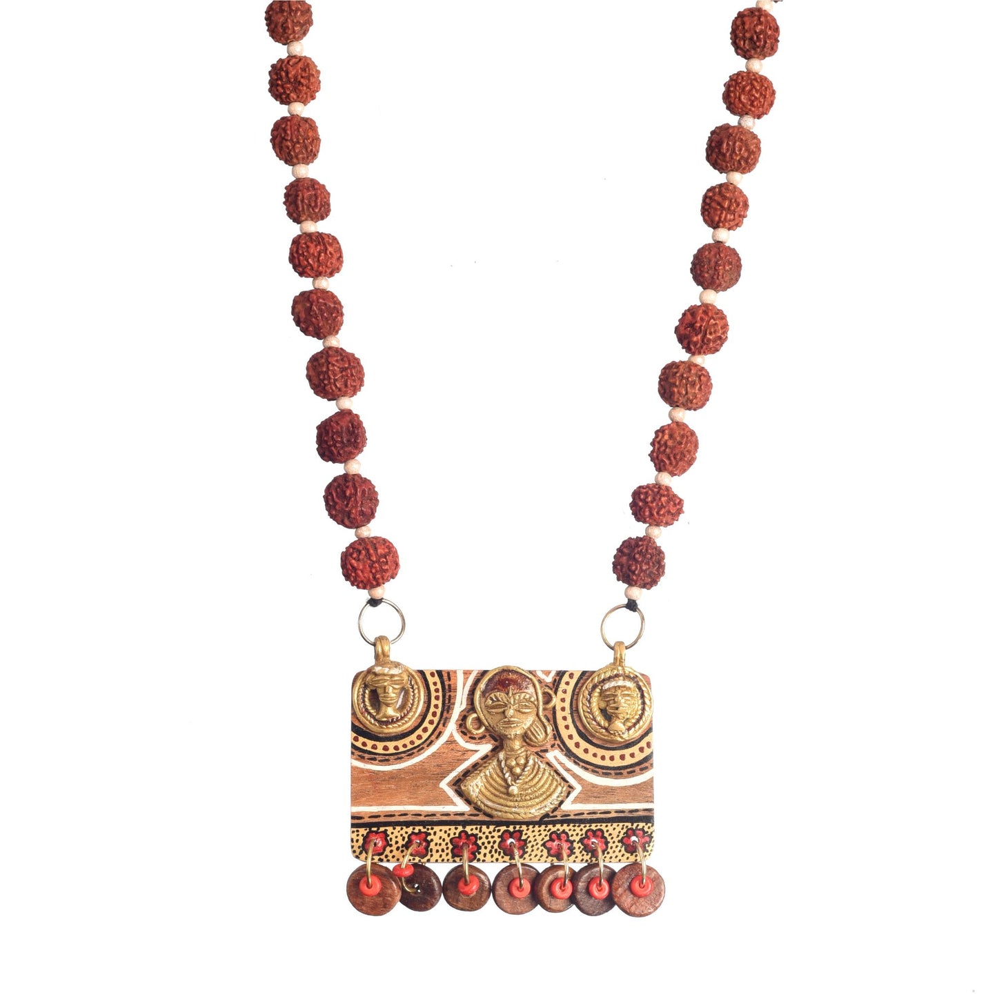 Queen's Trinity Handcrafted Tribal Necklace