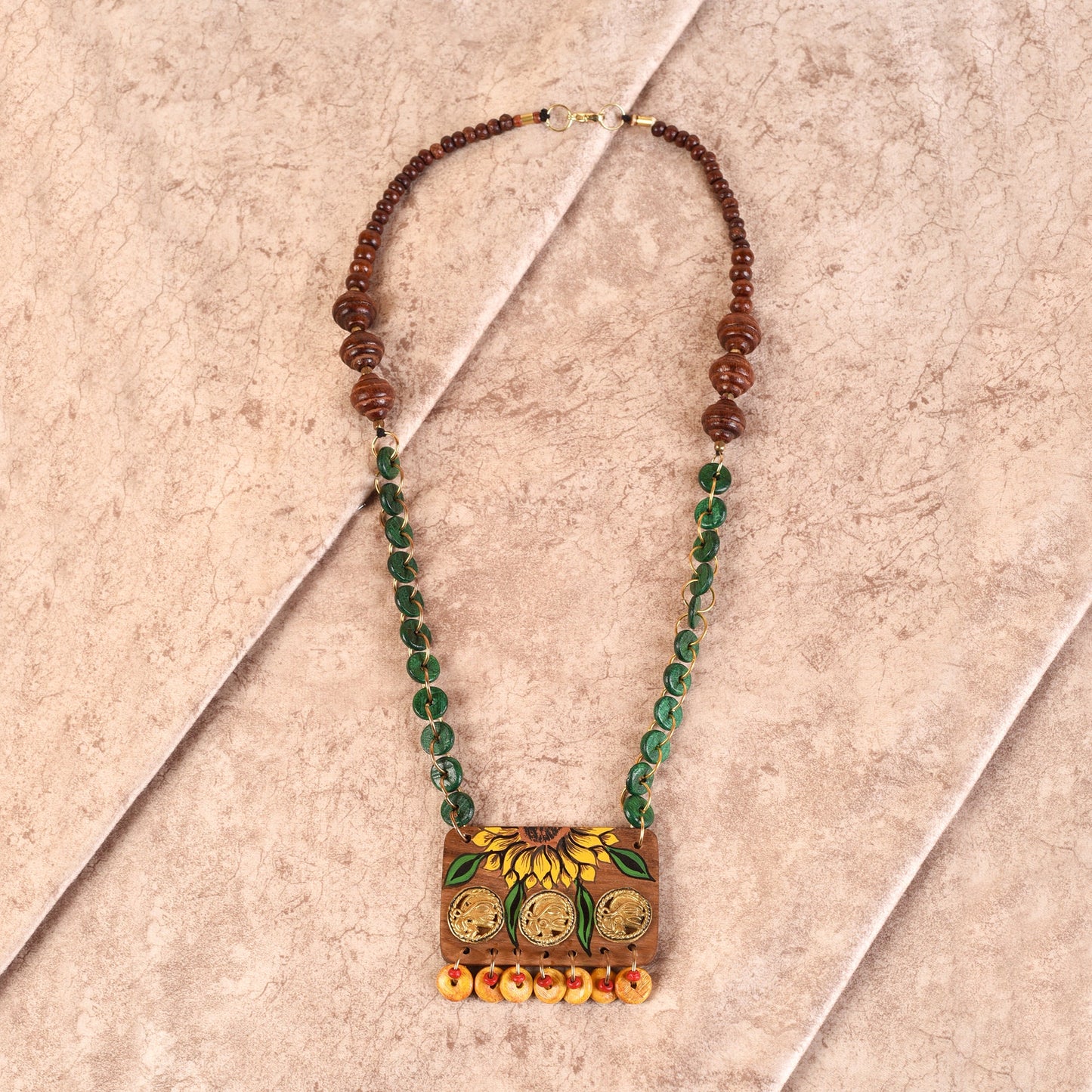 The Bride' Handcrafted Tribal Dokra Necklace