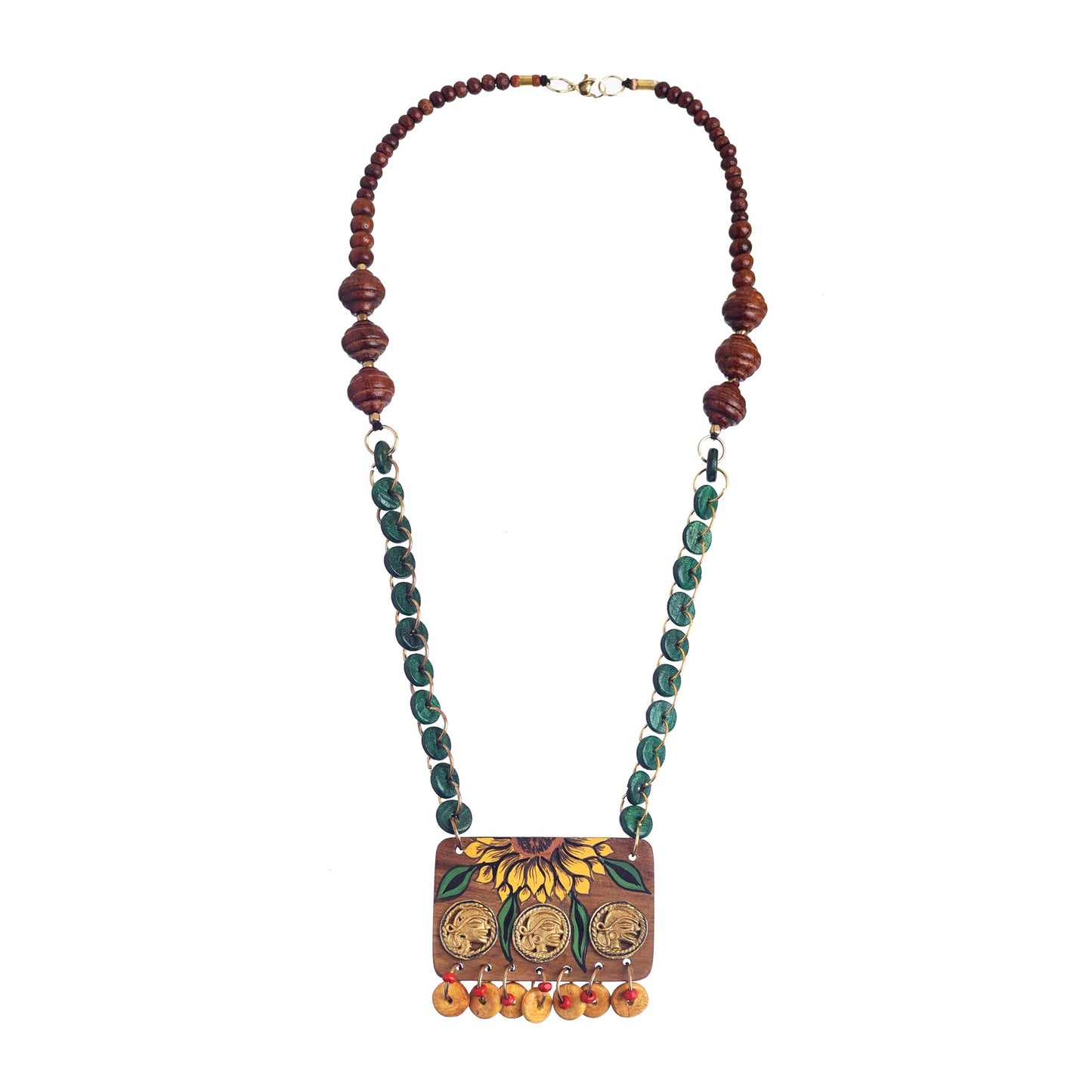 The Bride' Handcrafted Tribal Dokra Necklace