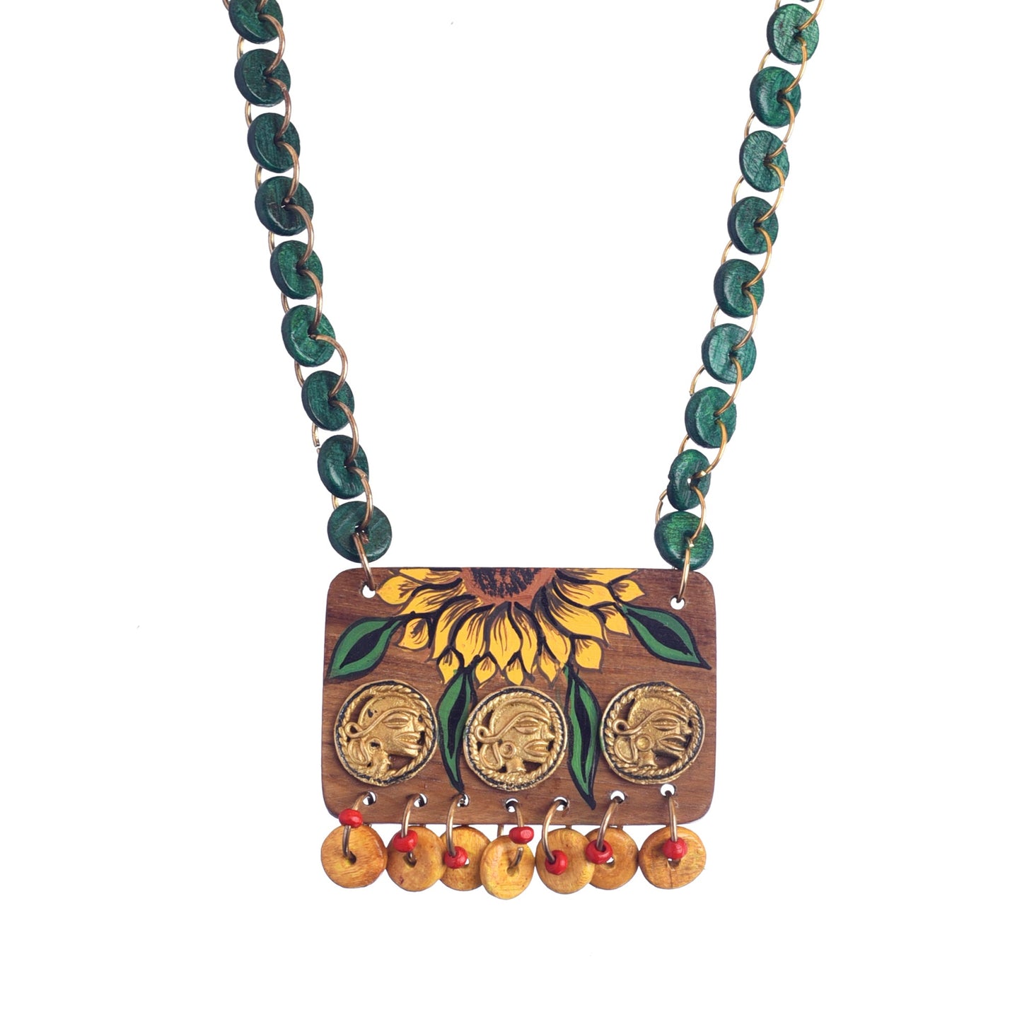 The Bride' Handcrafted Tribal Dokra Necklace