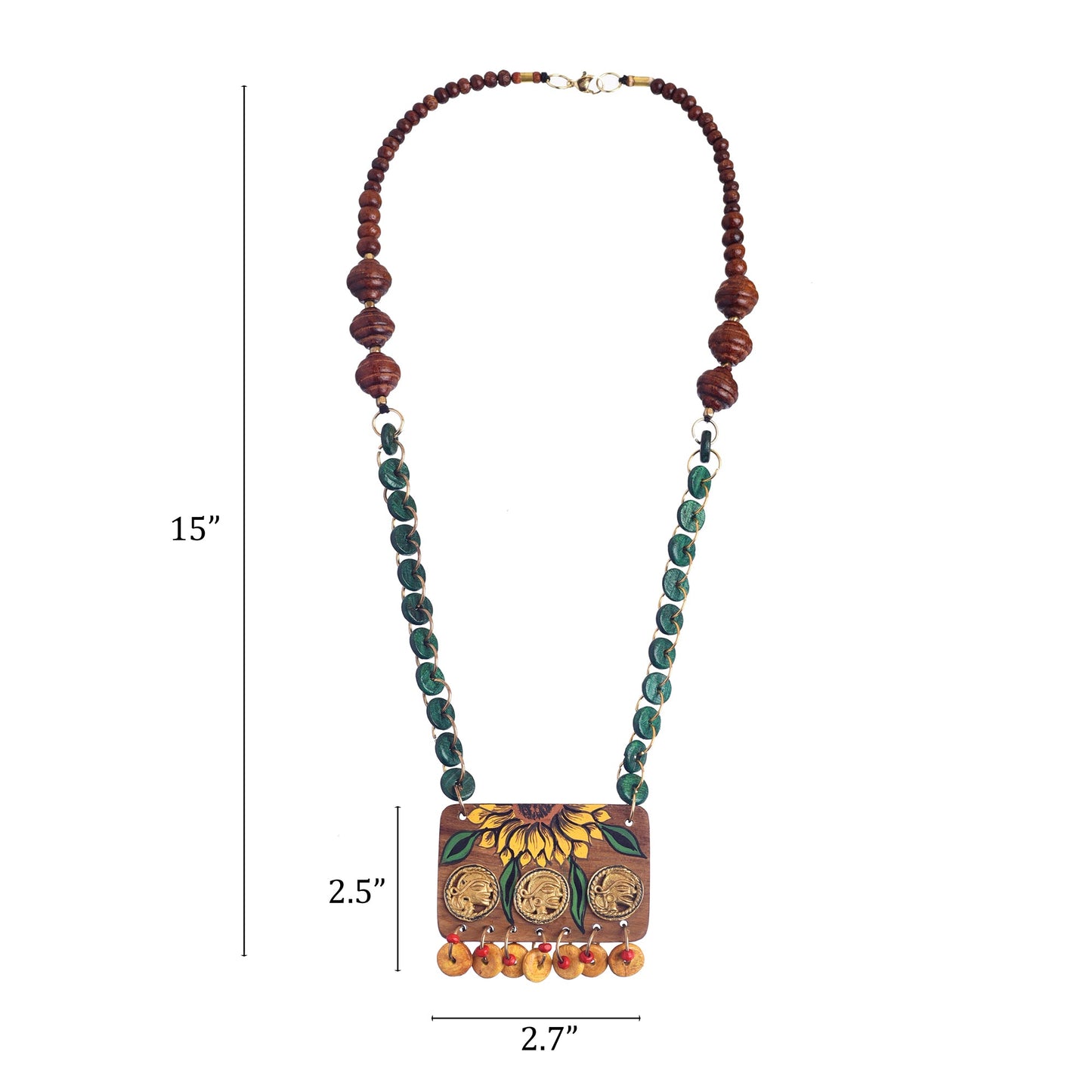 The Bride' Handcrafted Tribal Dokra Necklace