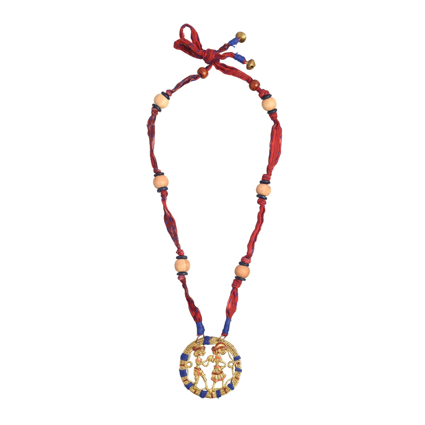 The Tribal Circle Handcrafted Dokra Necklace