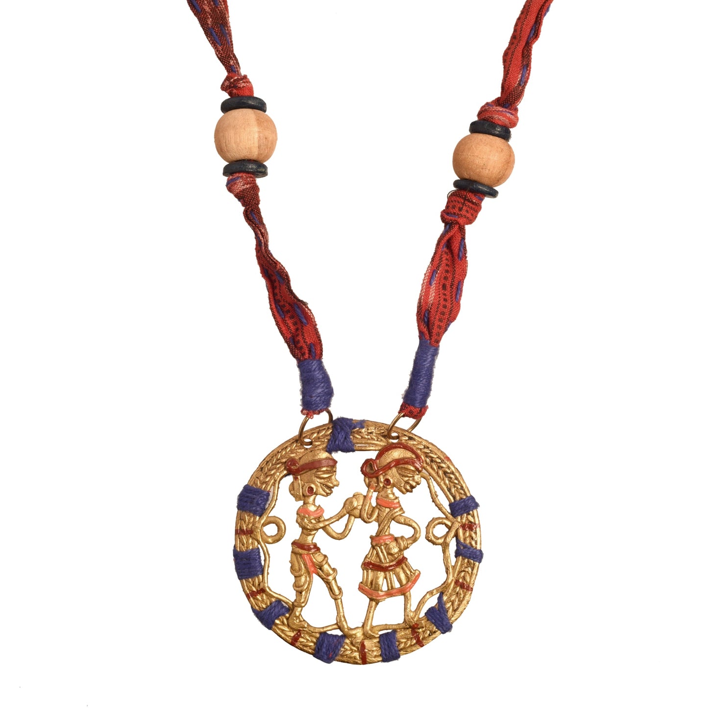 The Tribal Circle Handcrafted Dokra Necklace