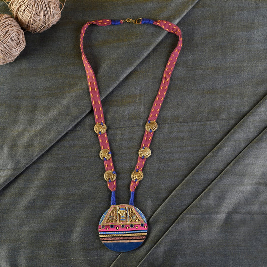 The Empress Procession Hancrafted Tribal Dokra Necklace