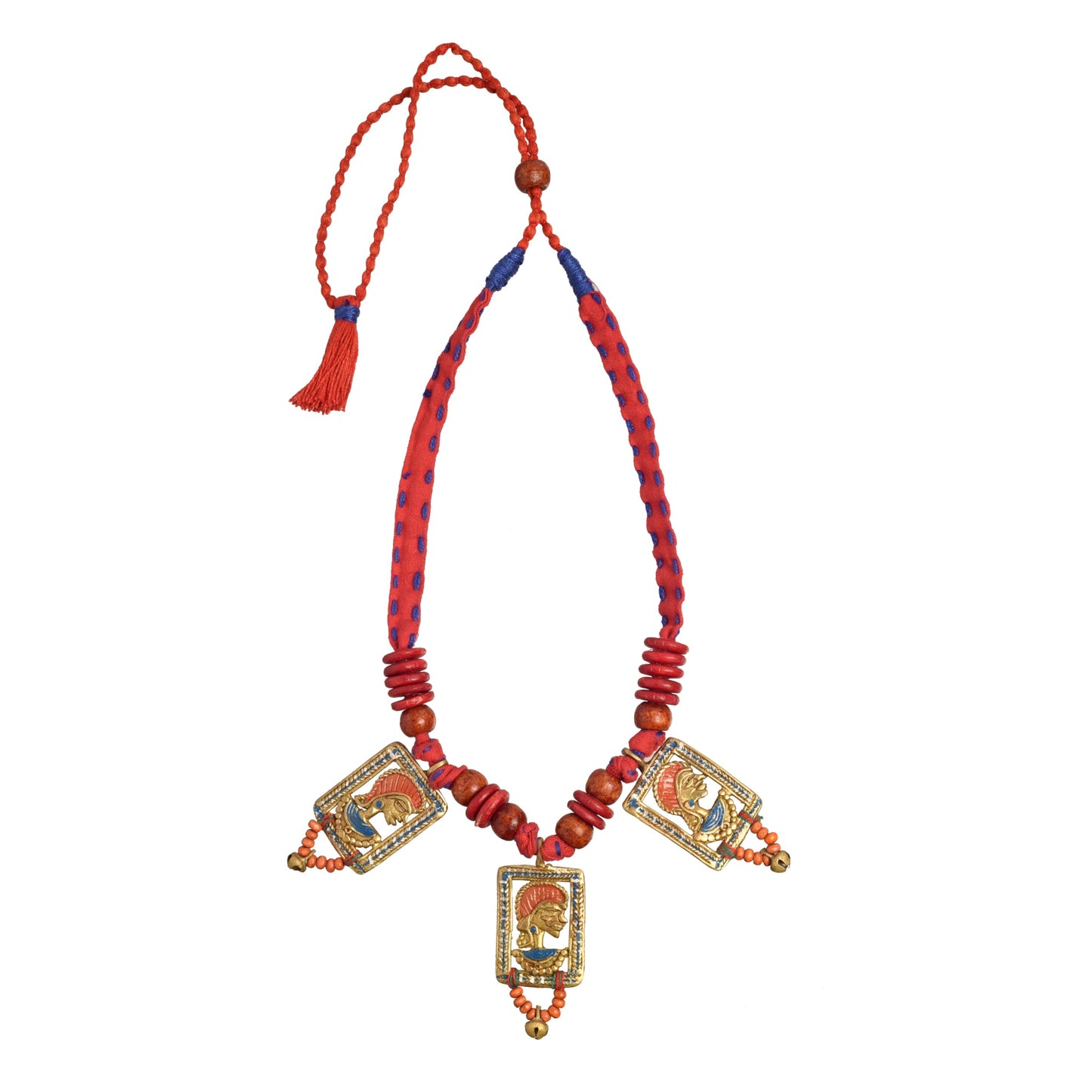 The Empress in Window Handcrafted Tribal Dokra Necklace