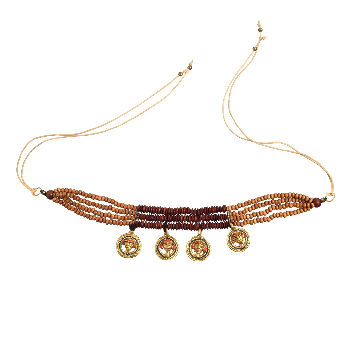 The Empress Loop Handcrafted Tribal Dokra Necklace