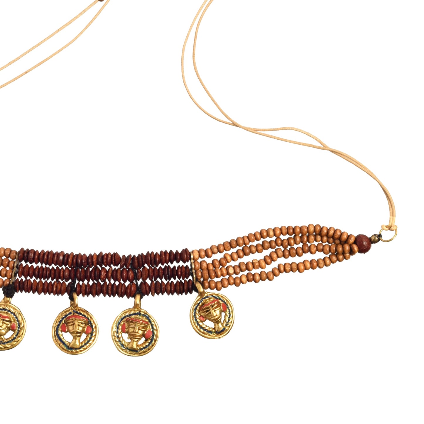 The Empress Loop Handcrafted Tribal Dokra Necklace