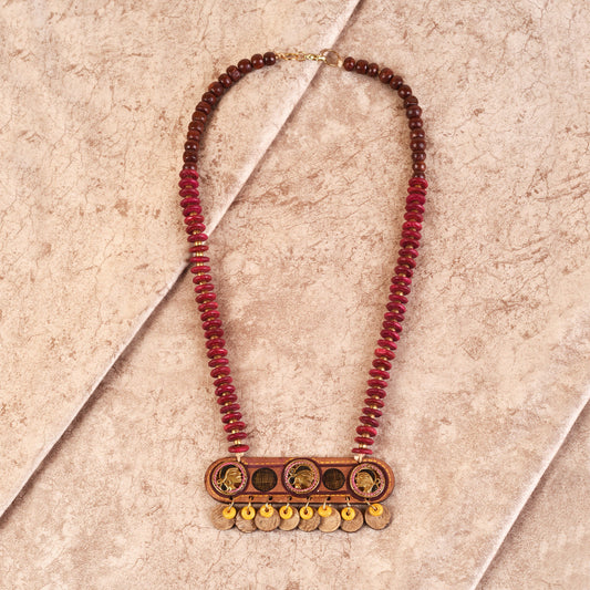 The Maidens' Handcrafted Tribal Dokra Necklace