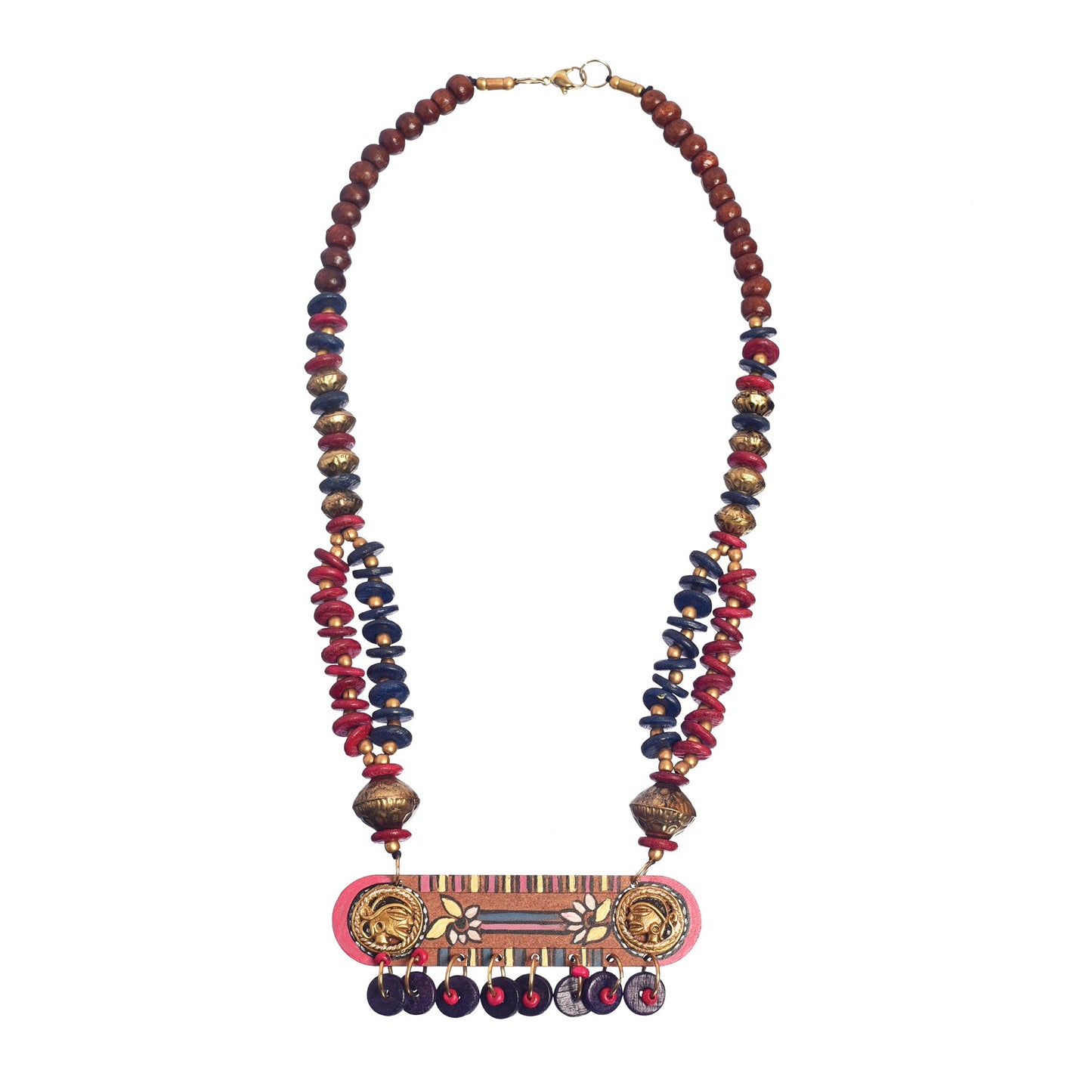 The Wise' Handcrafted Tribal Dhokra Necklace