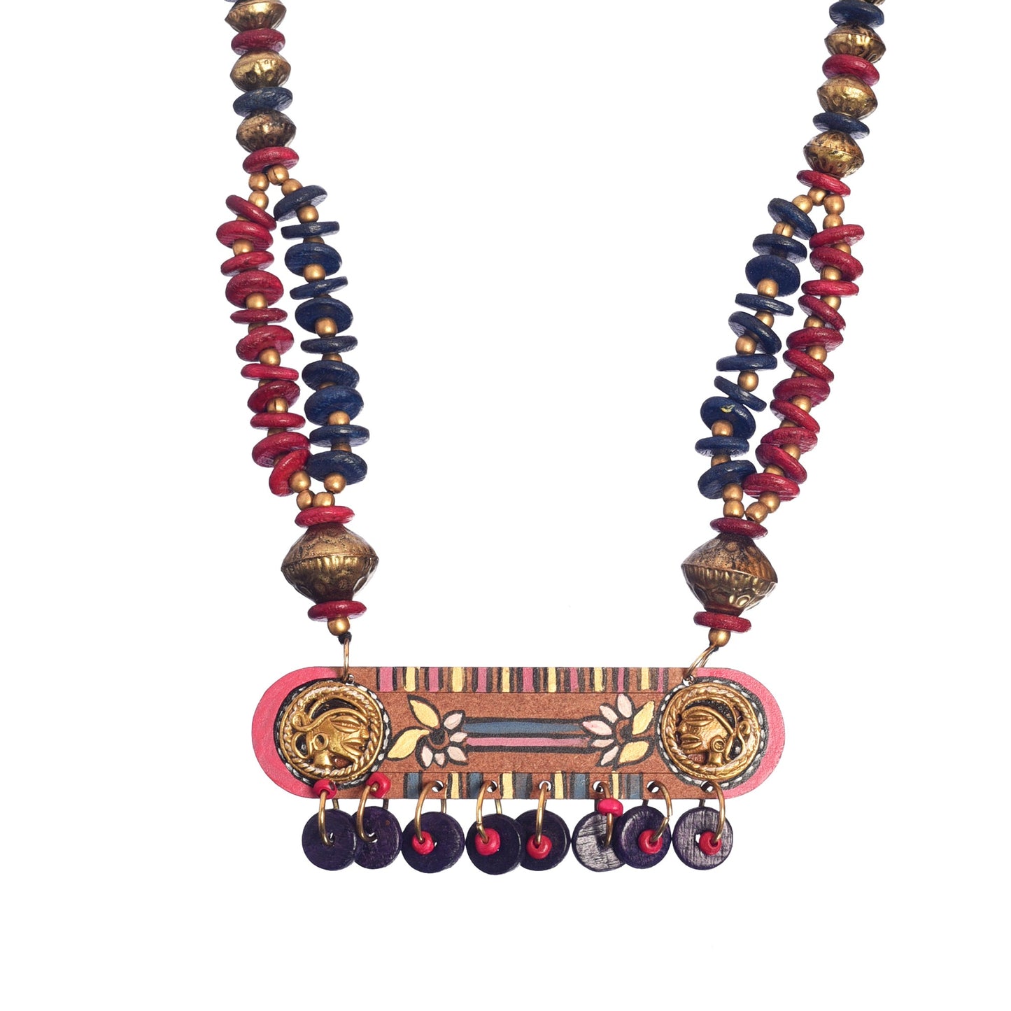 The Wise' Handcrafted Tribal Dhokra Necklace