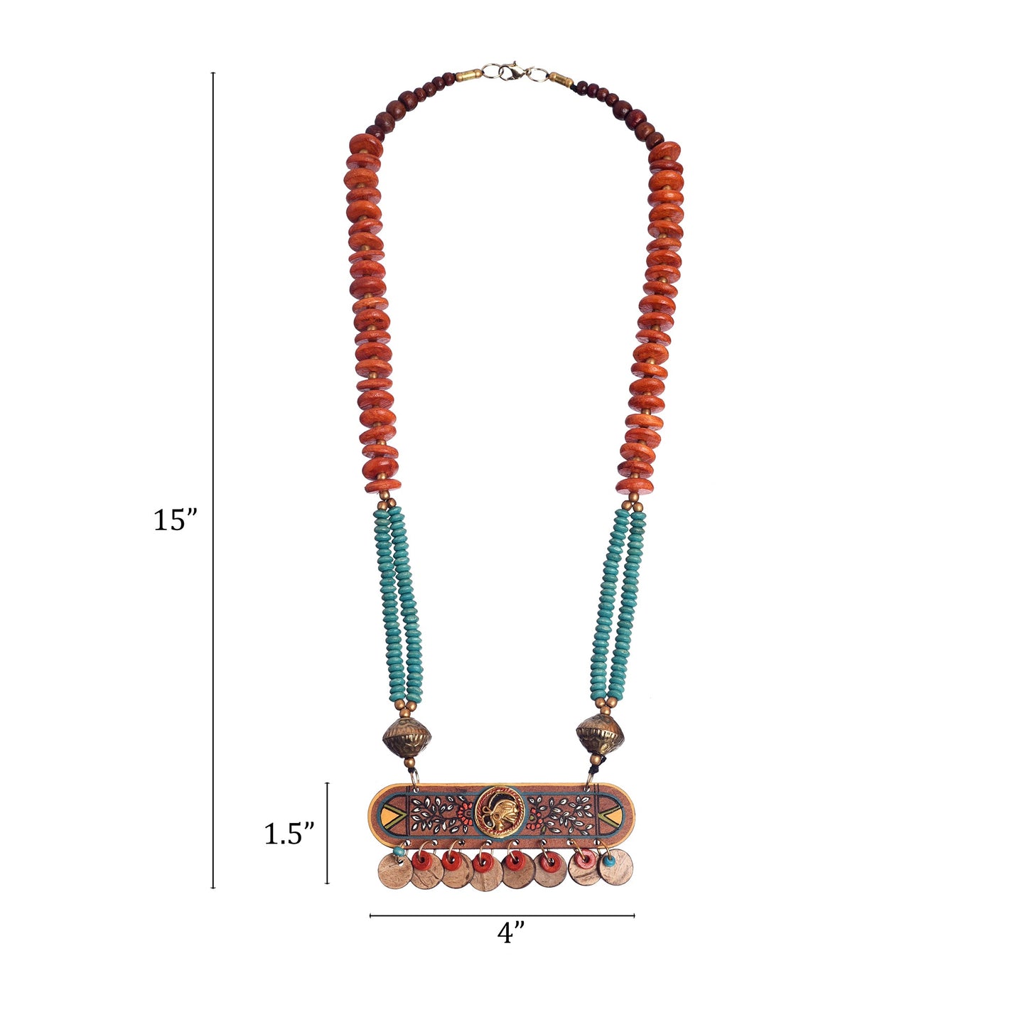 Urvashi' Handcrafted Tribal Dokra Necklace