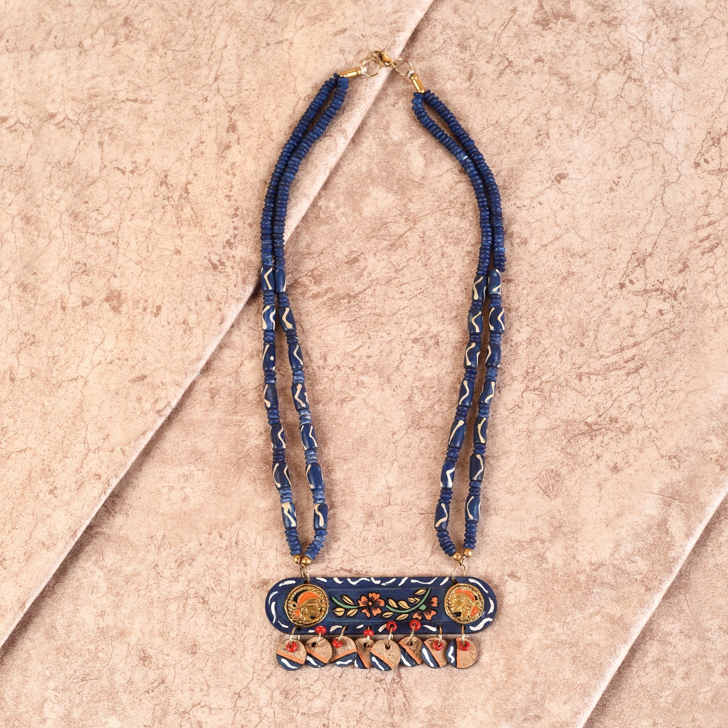 Mona-Lisa' Handcrafted Tribal Dokra Necklace