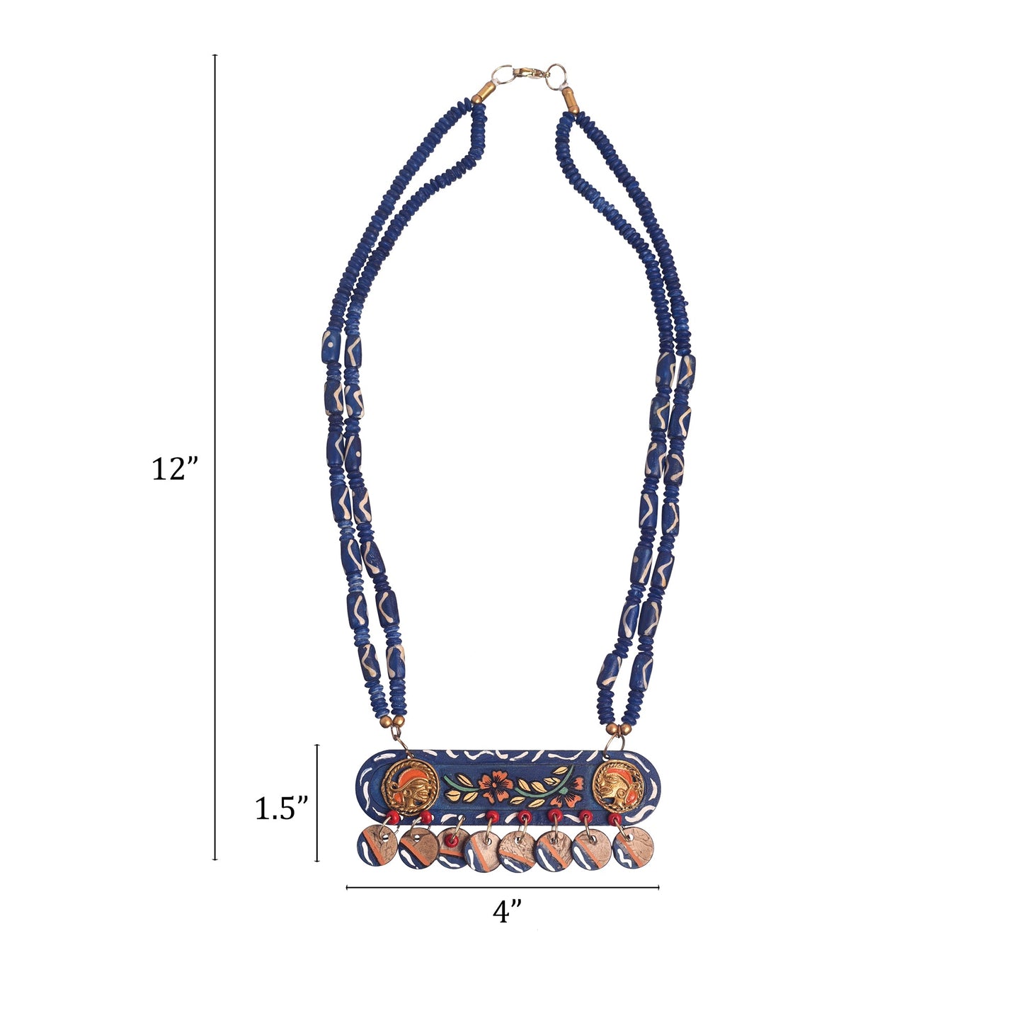 Mona-Lisa' Handcrafted Tribal Dokra Necklace