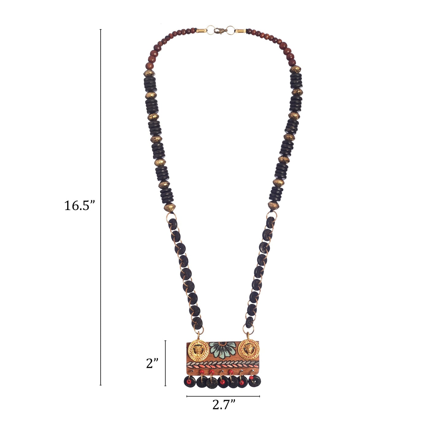 Tana-Mana' Handcrafted Tribal Dokra Necklace