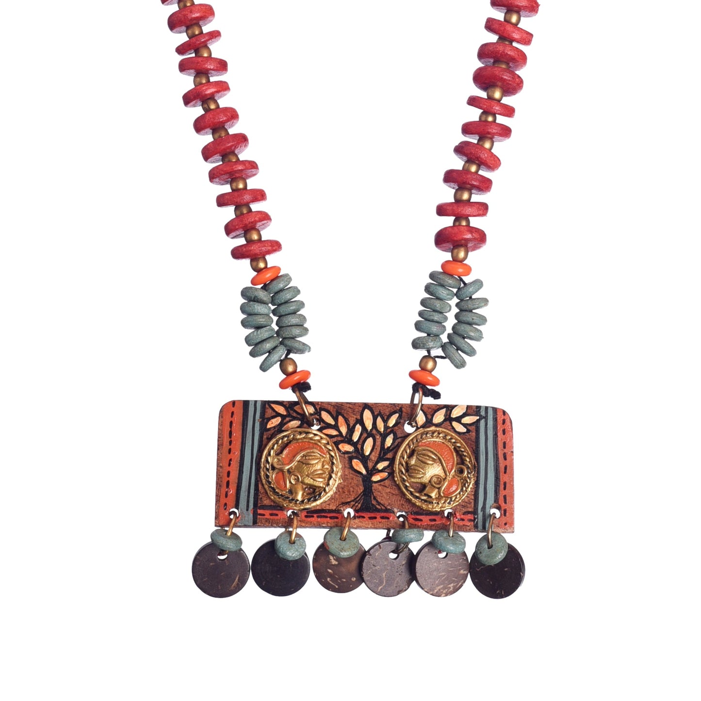 The Angels' Handcrafted Tribal Dhokra Necklace