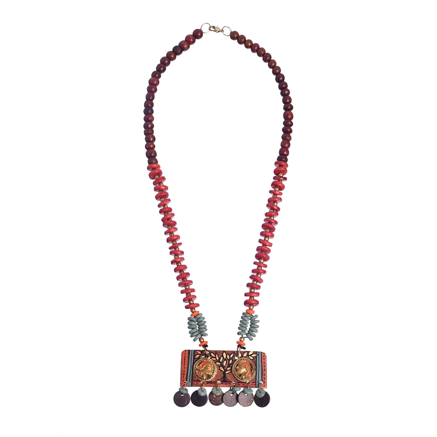 The Angels' Handcrafted Tribal Dhokra Necklace