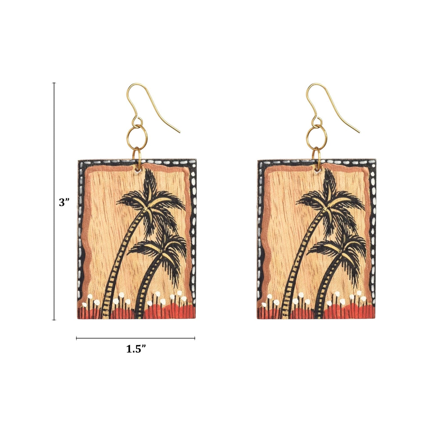 The Palms Handcrafted Tribal Earrings