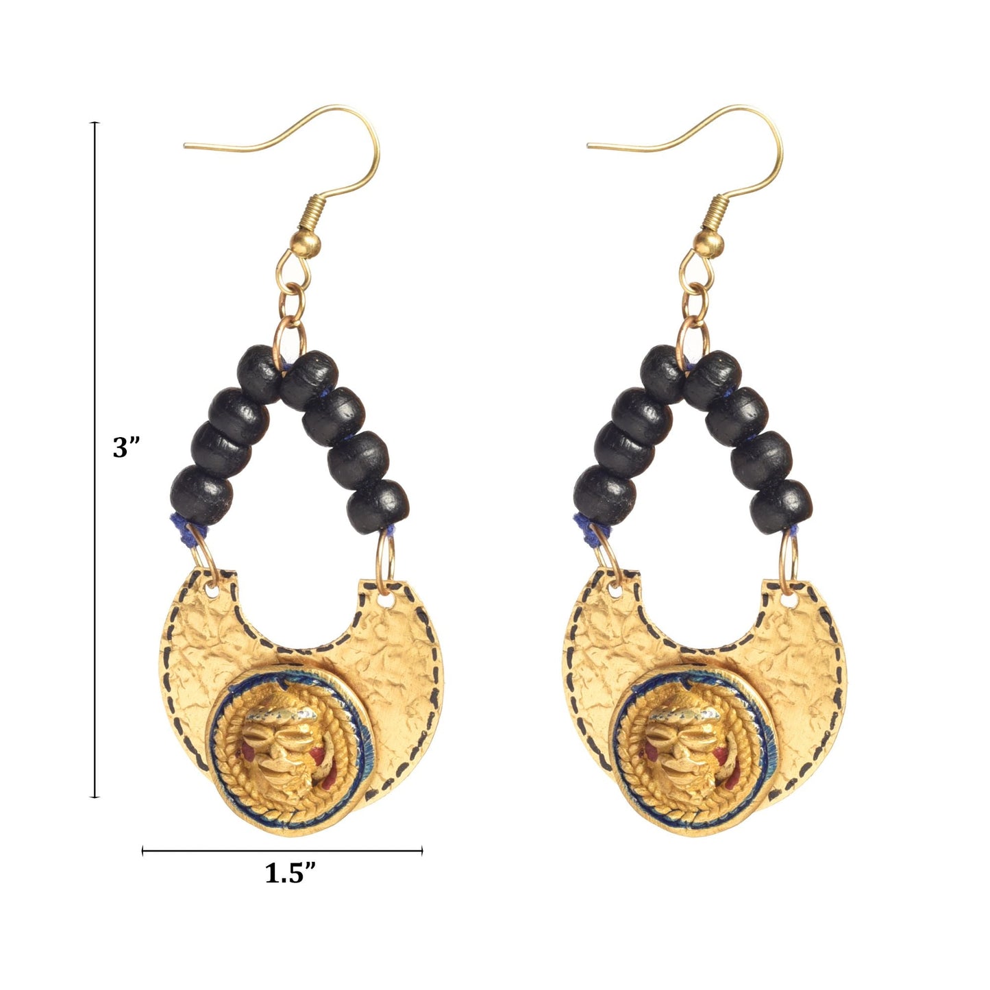 The Moon Queen Handcrafted Tribal Earrings