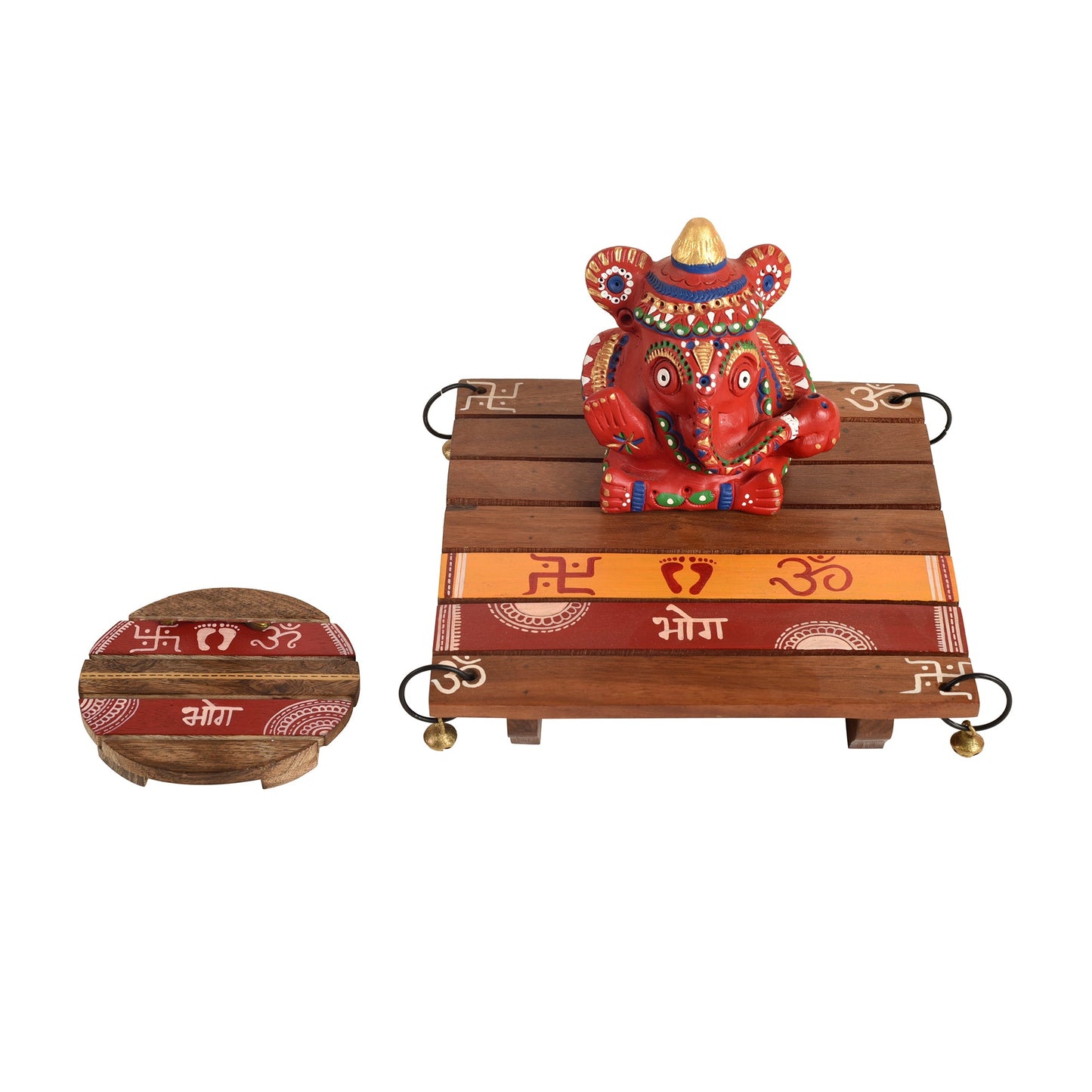 Pooja Chowki and Ganesha Idol