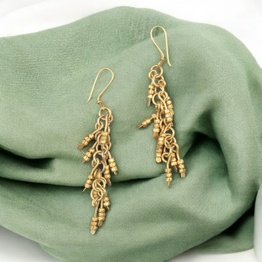 Dhokra Craft Handmade Spring Vibes Earrings